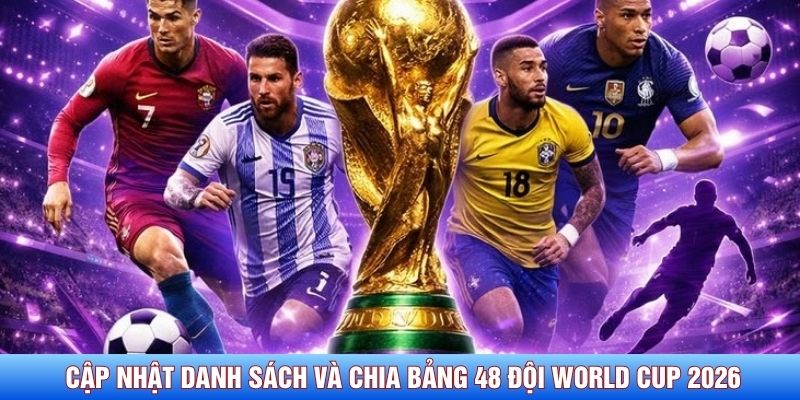 Cập nhật danh s&aacute;ch v&agrave; chia bảng 48 đội World Cup 2026