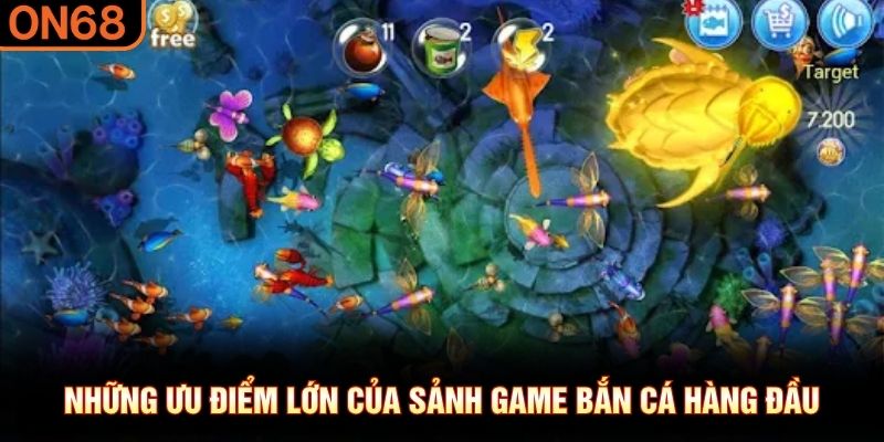 Những ưu điểm lớn của sảnh game bắn cá hàng đầu